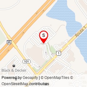 The Lobster Pot on Route 1, Kittery Maine - location map