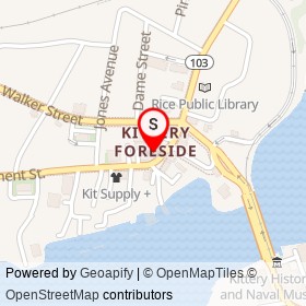 Maine Meat (MEat) on Wallingford Square, Kittery Maine - location map
