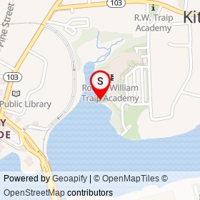 Contractor on Contractor, Truck and Delivery Entrance Road, Kittery Maine - location map