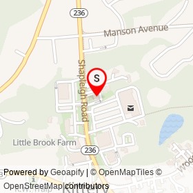 KeyBank on Shapleigh Road, Kittery Maine - location map