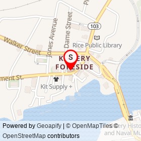 Anju Noodle Bar on Wallingford Square, Kittery Maine - location map
