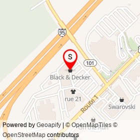 Black & Decker on US Route 1, Kittery Maine - location map