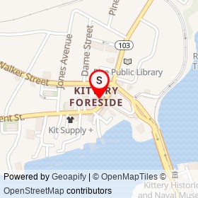 Maine Squeeze on Wallingford Square, Kittery Maine - location map