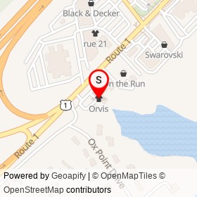 Orvis on Route 1, Kittery Maine - location map