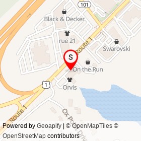 Eddie Bauer on Route 1, Kittery Maine - location map