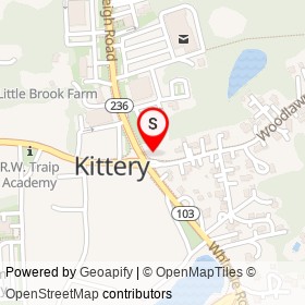 Irving on Shapleigh Road, Kittery Maine - location map