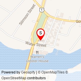 Take Away Cafe on Hunter Avenue, Kittery Maine - location map
