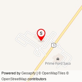 Bill Dodge Kia on Portland Road, Saco Maine - location map