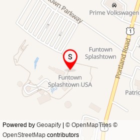 Funtown Splashtown USA on Grand Prix Racers, Saco Maine - location map
