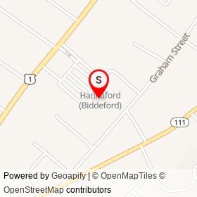 Hannaford on Graham Street, Biddeford Maine - location map