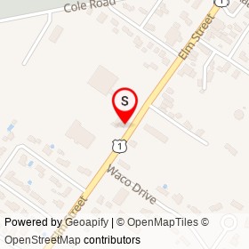 Sunoco on Elm Street, Biddeford Maine - location map