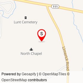 North Chapel Project on Limerick Road, Arundel Maine - location map
