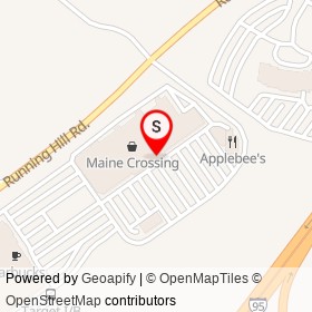Nordstrom Rack on Running Hill Road, South Portland Maine - location map
