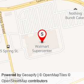 Walmart Supercenter on Gallery Boulevard, Scarborough Maine - location map