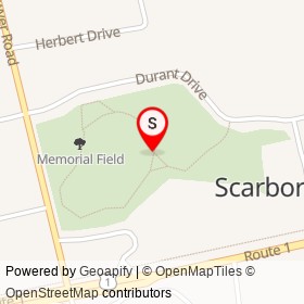 Oak Hill on , Scarborough Maine - location map