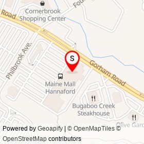 Hannaford on Philbrook Avenue, South Portland Maine - location map