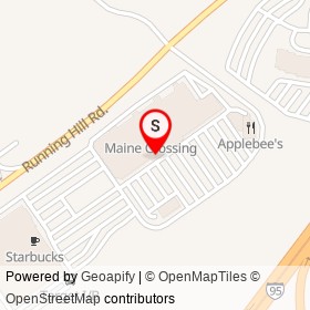 Bed Bath & Beyond on Running Hill Road, South Portland Maine - location map