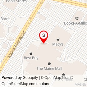 Ruby Tuesday on Maine Mall Road, South Portland Maine - location map