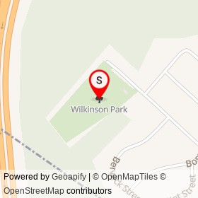 Wilkinson Park on , South Portland Maine - location map