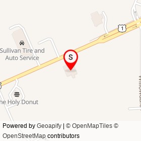 Big 20 Bowling Center on Route 1, Scarborough Maine - location map