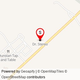 Dr. Stereo on Route 1, Scarborough Maine - location map