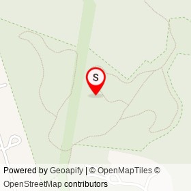 Pleasant Hill Woods Preserve on Country Lane, Falmouth Maine - location map