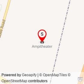Ampitheater on Westbrook Arterial, Westbrook Maine - location map