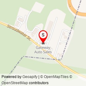 Gateway Auto Sales on Stroudwater Street, Westbrook Maine - location map