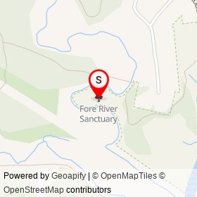 Fore River Sanctuary on , Portland Maine - location map