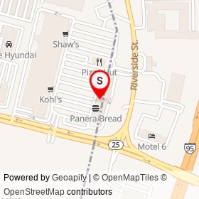 Euphoria Nail and Spa on Main Street, Westbrook Maine - location map