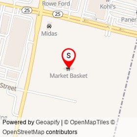 Market Basket on Main Street, Westbrook Maine - location map