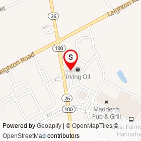 Irving Oil on Gray Road, Falmouth Maine - location map