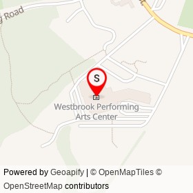 Westbrook Performing Arts Center on Stroudwater Street, Westbrook Maine - location map