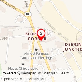 Morrill's CornerPub on Forest Avenue, Portland Maine - location map