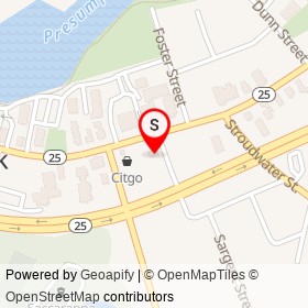 Pizza by Angelone on Main Street, Westbrook Maine - location map