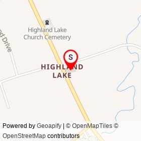 Highland Variety on Bridgton Road, Westbrook Maine - location map