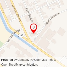 VIP Tires & Service on Lisbon Street, Lewiston Maine - location map