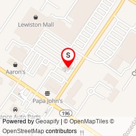 KeyBank on East Avenue, Lewiston Maine - location map
