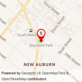 Raymond Park on , Auburn Maine - location map