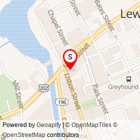 J. Dostie Jewelers on Lisbon Street, Lewiston Maine - location map