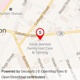 Sarah Jeannes Family Hair Care & Tanning on Sabattus Street, Lewiston Maine - location map