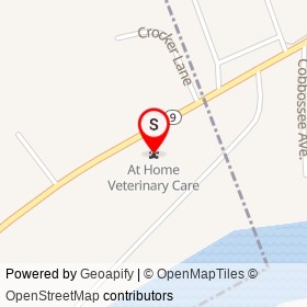 At Home Veterinary Care on Lewiston Road, West Gardiner Maine - location map