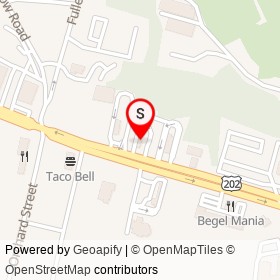 Pizza Hut on Western Avenue, Augusta Maine - location map