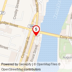 Fussbuget Sports Cards on Water Street, Augusta Maine - location map