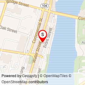 Cosmic Charlies on Water Street, Augusta Maine - location map
