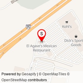 El Agave's Mexican Restaurant on Stephen King Drive, Augusta Maine - location map