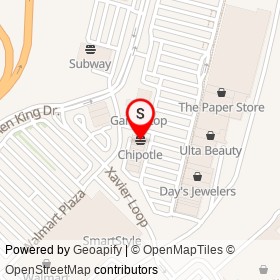 Chipotle on Stephen King Drive, Augusta Maine - location map