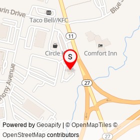 Wendy's on Civic Center Drive, Augusta Maine - location map