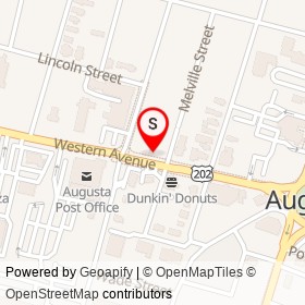 Irving on Western Avenue (West), Augusta Maine - location map