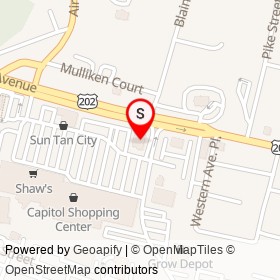 Applebee's on Western Avenue, Augusta Maine - location map